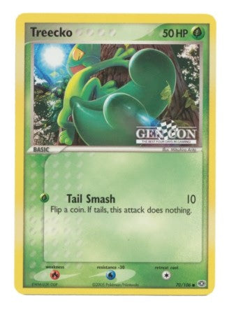 Pokemon Treecko 70/106 (Gencon) Common Promo Single Card