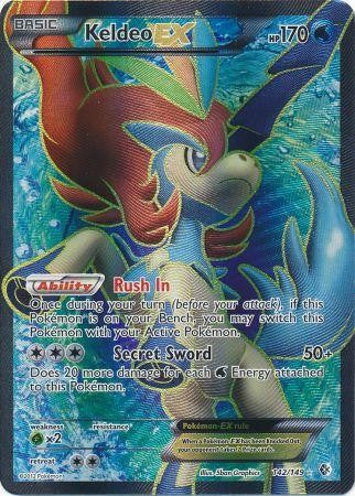 Keldeo EX 142/149 - Pokemon Boundaries Crossed Full Art Ultra Rare Card