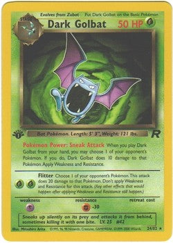 Pokemon Team Rocket Rare Card - Dark Golbat 24/82 PokeOrder.com Pokemon Team Rocket Rare Card - Dark Golbat 24/82 PokeOrder.com