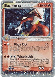Pokemon EX Magma vs Aqua Ultra Rare Card - Blaziken ex 89/95