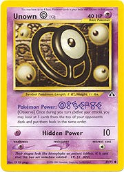 Pokemon Neo Discovery - Unown (Observe)