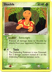 Pokemon EX Unseen Forces Uncommon Card - Shuckle 47/115