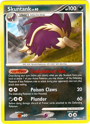 Skuntank : STORMFRONT 026/100 - Pokemon Single Card Skuntank : STORMFRONT 026/100 - Pokemon Single Card