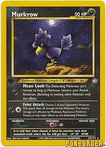 Neo Genesis Rare - Murkrow