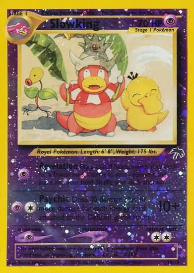 Pokemon Reverse Foil Promo Single Card - Slowking 14/18