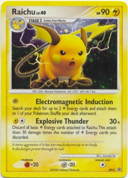 Pokemon Promo Card Diamond & Pearl Holofoil Raichu