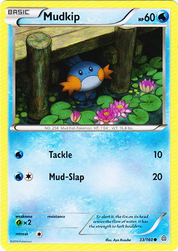 Pokemon Primal Clash Mudkip #33 Pokemon Primal Clash Mudkip #33