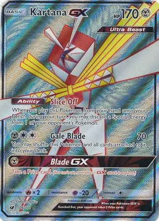 Kartana GX 106/111 Full Art - Pokemon Crimson Invasion Card Kartana GX 106/111 Full Art - Pokemon Crimson Invasion Card