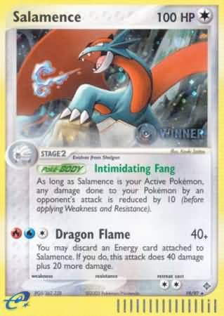 Pokemon Salamence 19/97 (Winner) Holo Rare Promo Single Card