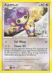 Pokemon Diamond & Pearl Mysterious Treasures- Aipom