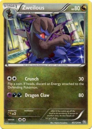 Zweilous 95/124 - Pokemon Dragons Exalted Uncommon Card