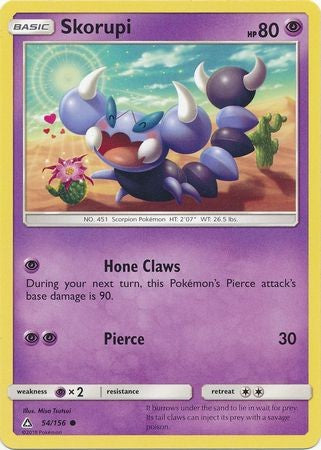 Skorupi 54/156 Common - Pokemon Ultra Prism