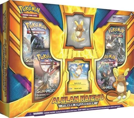 Pokemon Alolan Raichu Figure Collection Box