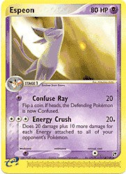 Pokemon Sandstorm Rare Card - Espeon 16/100
