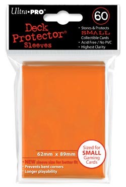 Ultra Pro Small Sized Sleeves - Orange (60 Card Sleeves) PokeOrder.com Ultra Pro Small Sized Sleeves - Orange (60 Card Sleeves) PokeOrder.com