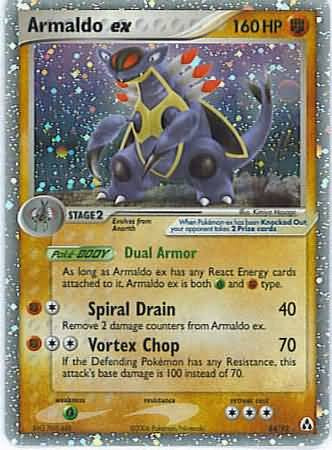 Pokemon ex Legend Maker Ultra Rare Card - Armaldo 84/92