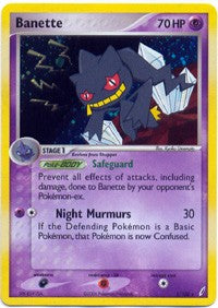 Pokemon EX Crystal Guardians - Banette (Holofoil)
