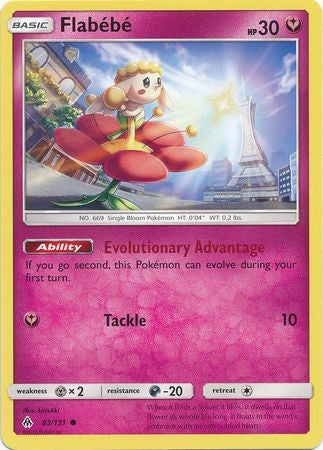 Flabébé 83/131 Common - Pokemon Sun & Moon Forbidden Light Card