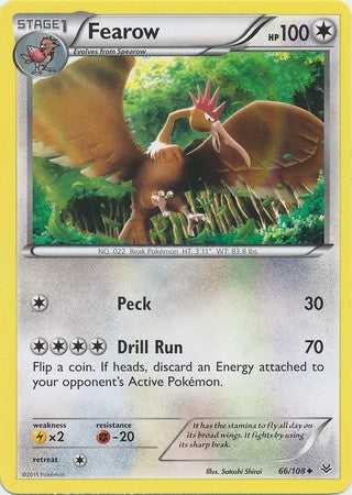 Fearow 66/108 Uncommon - Pokemon XY Roaring Skies Card