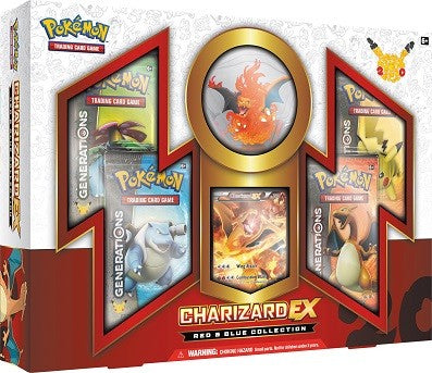 Pokemon Red & Blue Charizard EX Collection Box