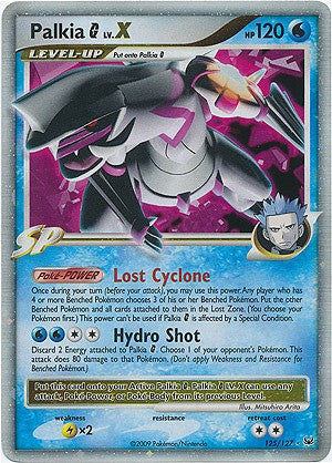 Pokemon Platinum Edition Ultra Rare Card - Palkia G LV.X 125/127 Pokemon Platinum Edition Ultra Rare Card - Palkia G LV.X 125/127