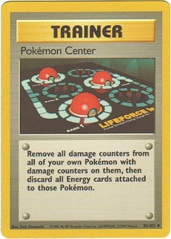 Pokemon Basic Uncommon Card - Trainer Pokemon Center 85/102