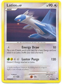 Pokemon Diamond & Pearl Great Encounters - Latios (Rare) Card
