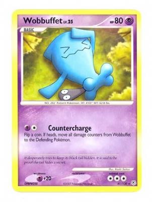 Pokemon Diamond & Pearl Rare Card - Wobbuffet 41/130
