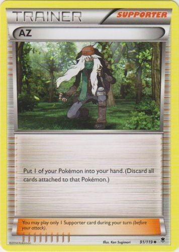 AZ 91/119 - Trainer XY Phantom Forces Common Card