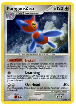 Pokemon Diamond & Pearl Holo Rare Promo Card - Porygon-Z DP35