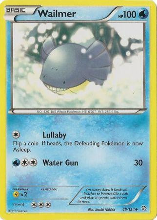 Wailmer 25/124 - Pokemon Dragons Exalted Uncommon Card