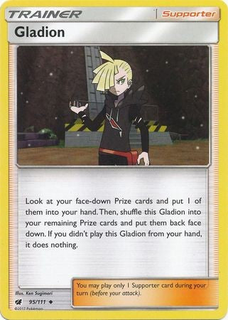 Gladion 95/111 Uncommon - Pokemon Crimson Invasion Card