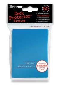 light blue card sleeves Ultra Pro Standard Sized Sleeves