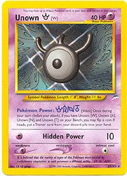 Neo Destiny Rare - Unown (Want)