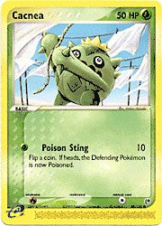Pokemon Sandstorm Common Card - Cacnea 58/100