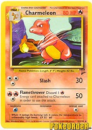 Pokemon Base Set 2 Uncommon Card - Charmeleon 35/130
