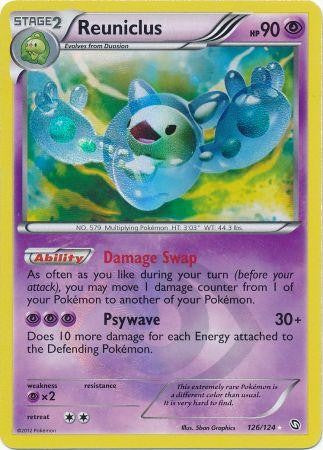 Reuniclus 126/124 - Pokemon Dragons Exalted Secret Rare Card