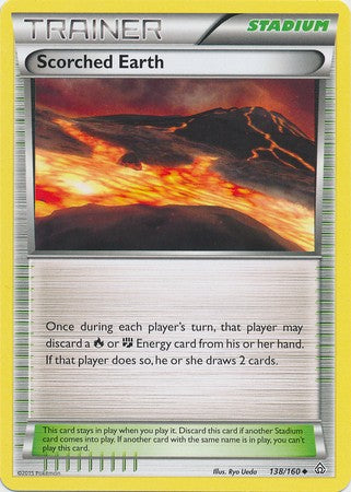 Scorched Earth 138/160 Trainer - XY Primal Clash Single Card