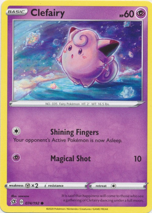 clefairy pokemon cards Lillie's EX #184 EXTENDED ART Raycardza You will receive the exact item in the photographs. Pokemon Single Card Sword and