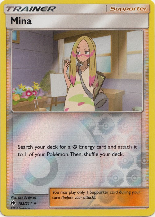 Mina - 183/214 (Reverse Foil) Pokemon » SM Lost Thunder Uncommon
