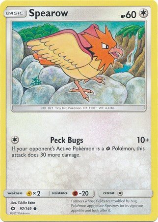 Spearow 97/149 Common - Pokemon Sun & Moon Base Set Single Card