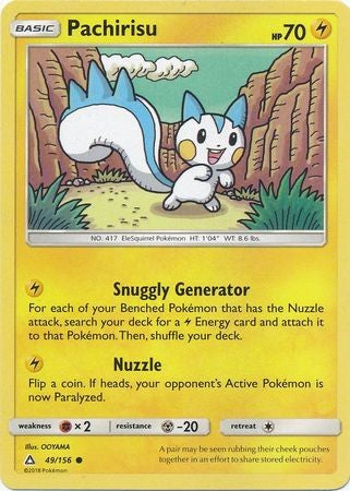 pachirisu pokemon cards Pachirisu - 49/156 - Common - Reverse Holo