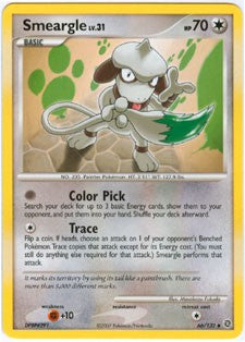 Pokemon Diamond & Pearl Secret Wonders Uncommon Smeargle #66
