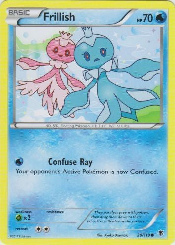 Frillish 20/119 - Common Pokemon XY Phantom Forces Card