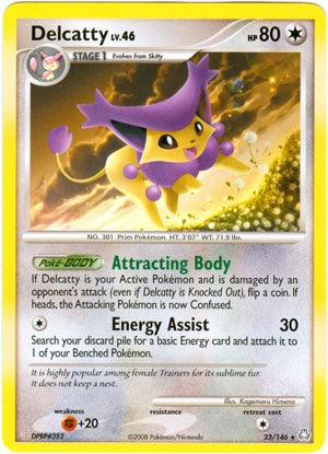 Pokemon Legends Awakened Rare Card - Delcatty 23/146