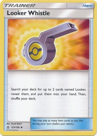 Looker Whistle 127/156 Uncommon - Pokemon Ultra Prism