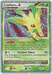 Pokemon Diamond and Pearl Majestic Dawn- Leafeon EX(Holofoil)