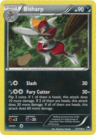 Pokemon Dark Explorers Rare Card - Bisharp 72/108