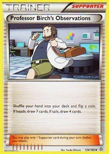Professor Birch's Observations 134/160 - XY Primal Clash Single Card