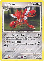 Pokemon Diamond and Pearl Majestic Dawn- Scizor(Rare)